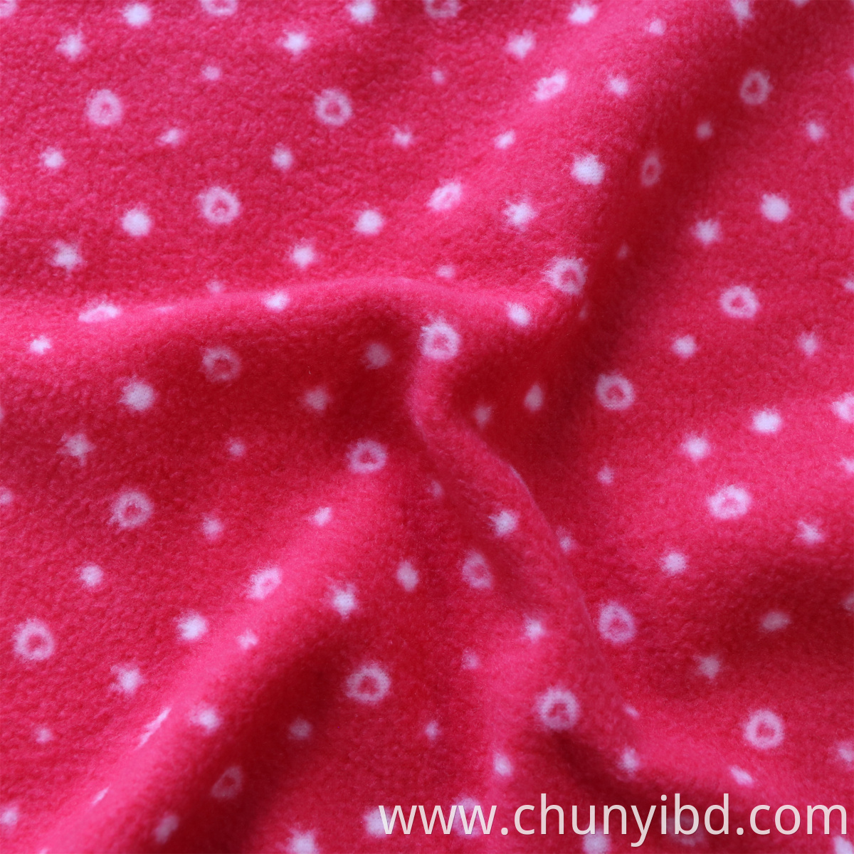 Latest designs printed fabric polar fleece fabric